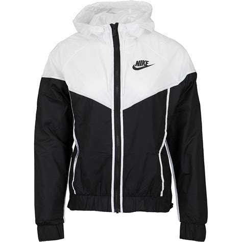 nike windrunner damen schwarz weiß